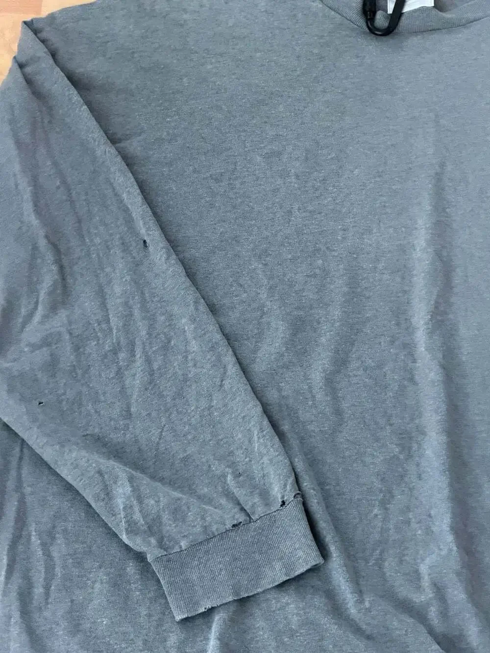 Vintage Nike Gray Long Sleeve T-Shirt XXL Center Swoosh